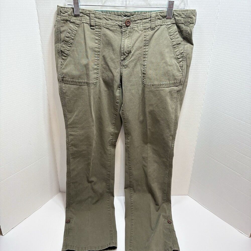 THE NORTH FACE Sz 10 Lightweight Cotton Canvas Outdoor Work Utility Hiking Pants